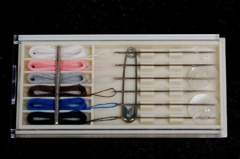 Free hotel sewing kit